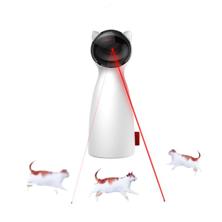 Creative Cat LED Laser Toy – Smart Automatic Fun for Cats