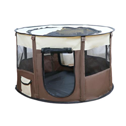 Portable Pet House – Oxford Cloth Crate for Play, Rest, and Comfort