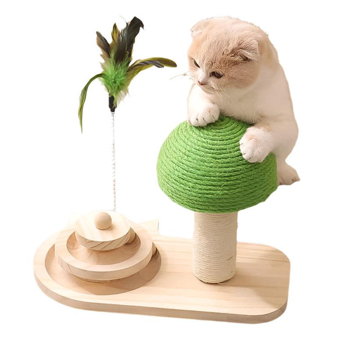 Pet Tree Scratching Post with Toy – Fun, Interactive, and Durable for Cats