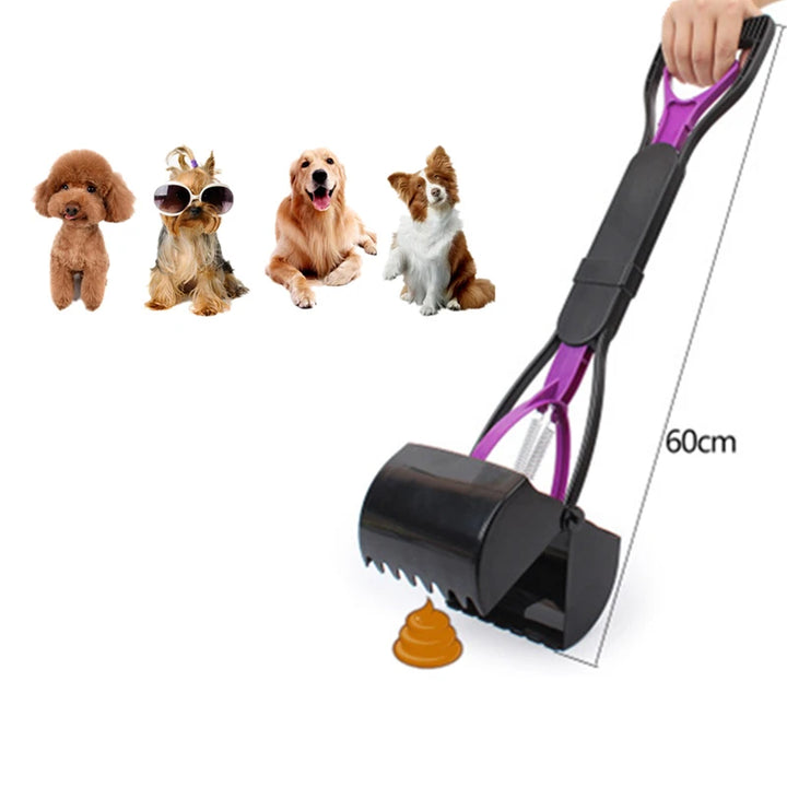 Foldable Pet Poop Scooper with Long Handle – Easy and Hygienic Waste Pickup