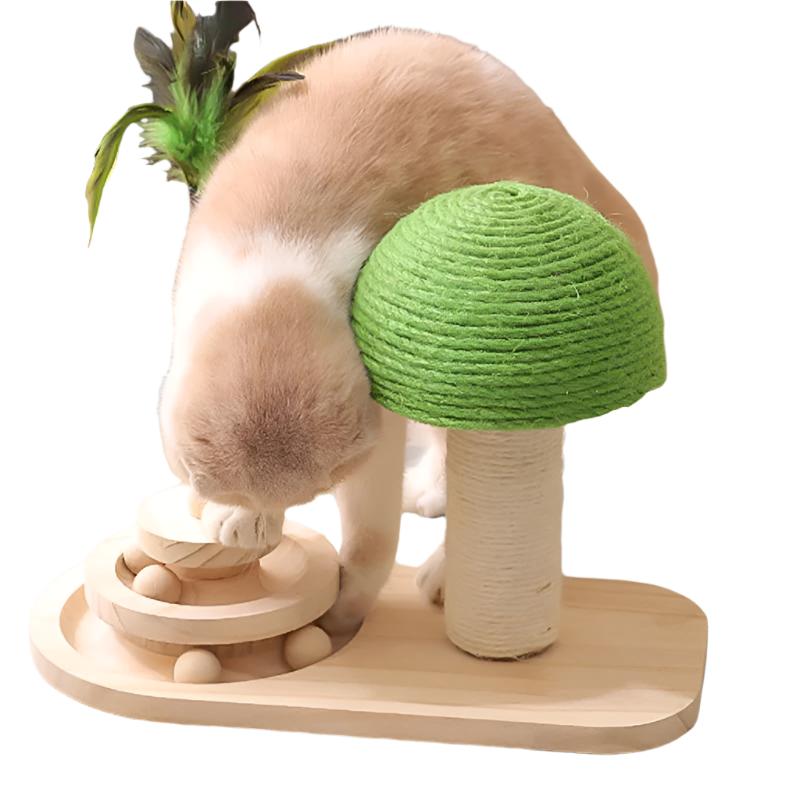 Pet Tree Scratching Post with Toy – Fun, Interactive, and Durable for Cats