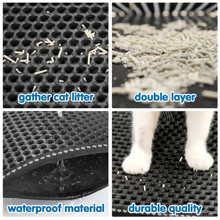 Cat Litter Trapping Mat – Keep Floors Clean and Litter-Free