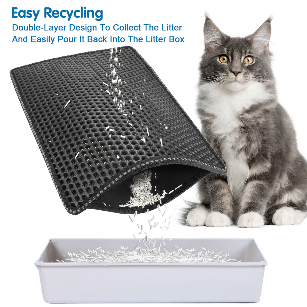 Cat Litter Trapping Mat – Keep Floors Clean and Litter-Free