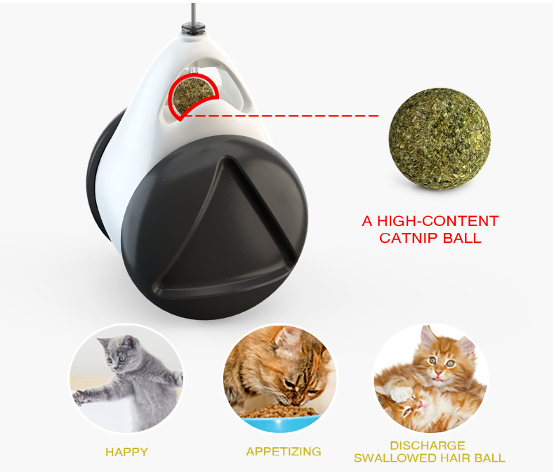 Tumbler Balanced Wheel Swinging Ball Cat Toy – Interactive and Engaging Play for Cats