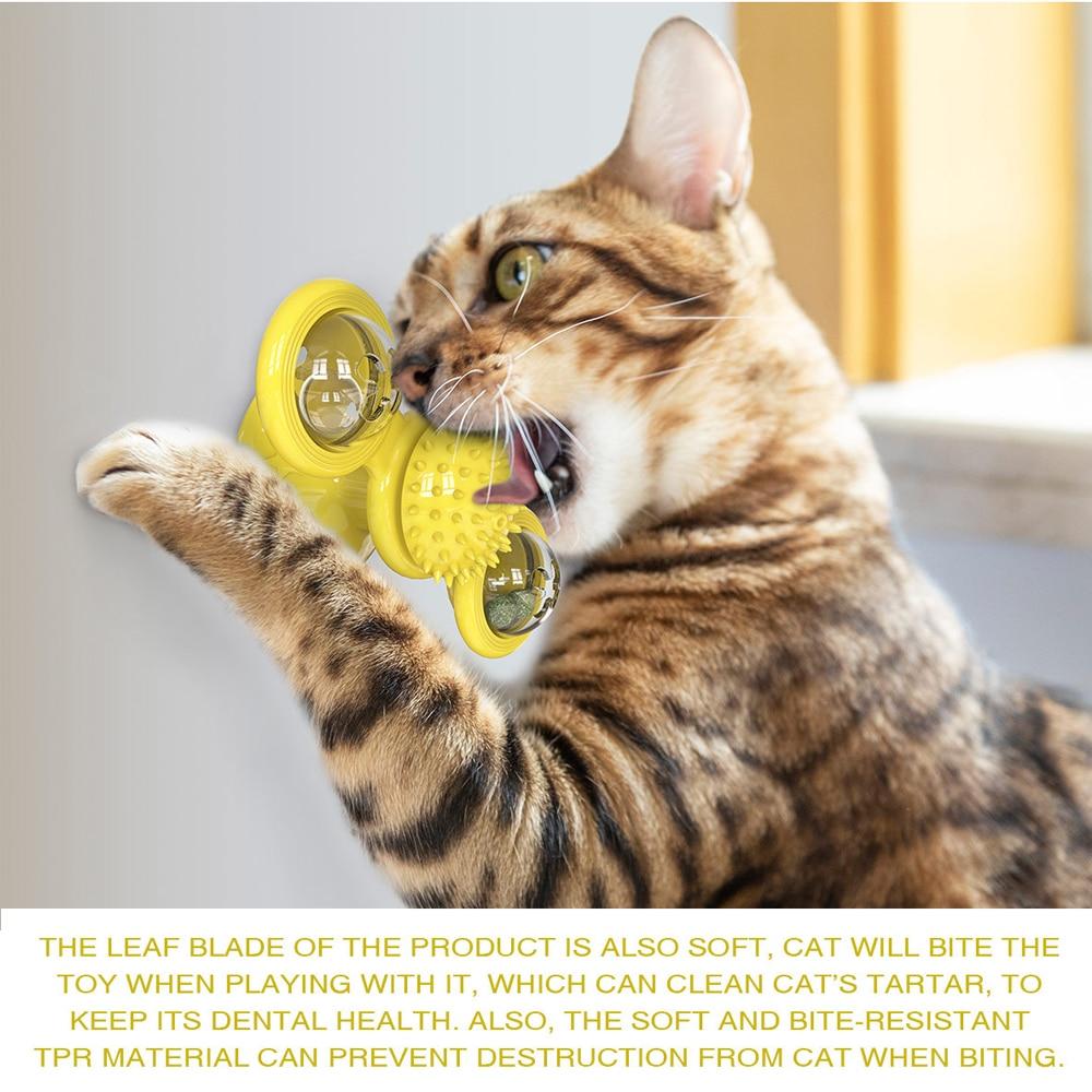 Cats Whirling LED Balls – Interactive Suction Cup Toy for Cats